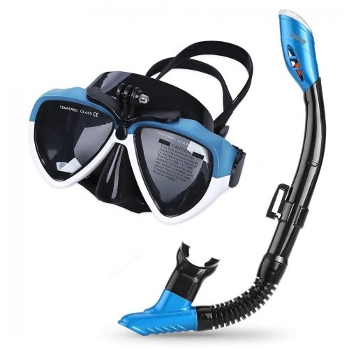Cadrim  Snorkel Mask with 180 Degree Viewing for Adults and Children